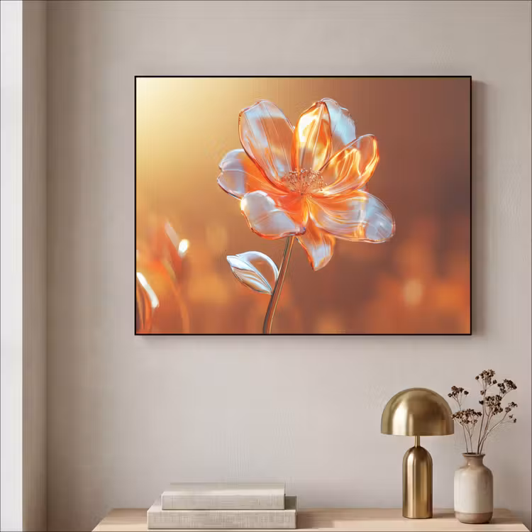 Art Frame - Glazen - Bloem - Zonlicht — 5