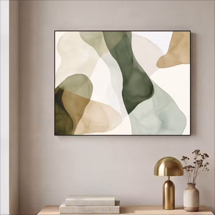 Art Frame - Japandi - Abstract - Groen — 5