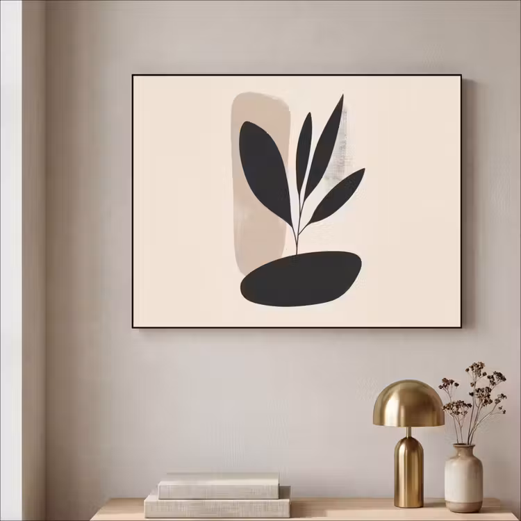 Art Frame - Plant - Beige - Japandi — 5
