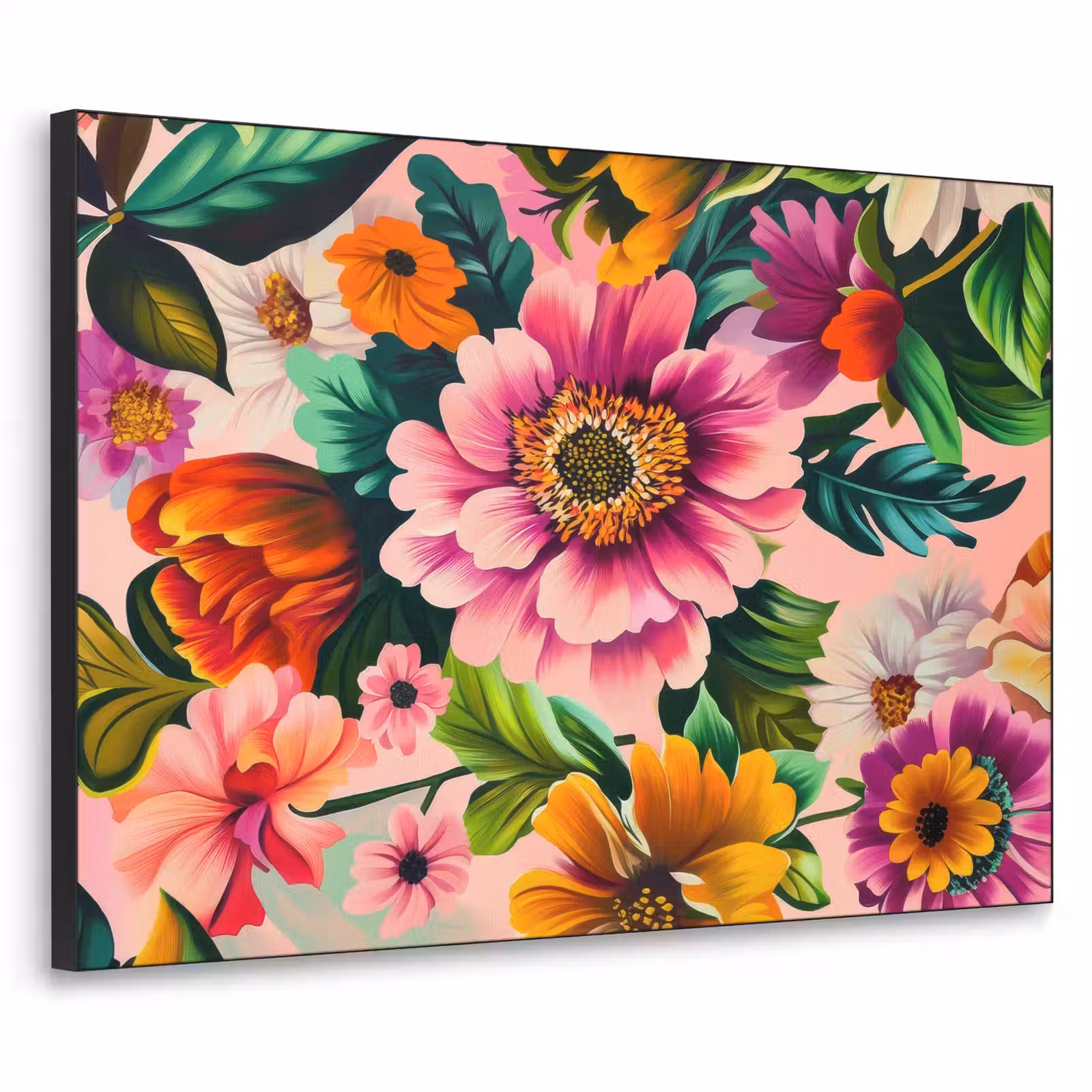 Art Frame - Bloemen - Kleurrijk - Roze — 1