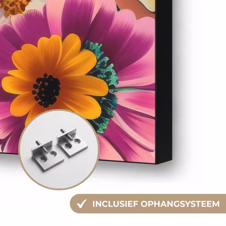 Art Frame - Bloemen - Kleurrijk - Roze — 6