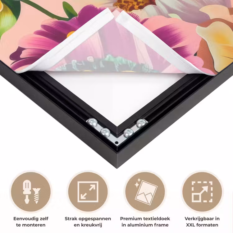 Art Frame - Bloemen - Kleurrijk - Roze — 8