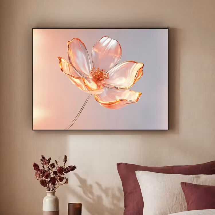 Art Frame - Glazen - Bloem - Roze — 3