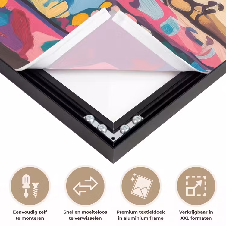 Art Frame - Luipaard - Kleurrijk - Tropisch — 4