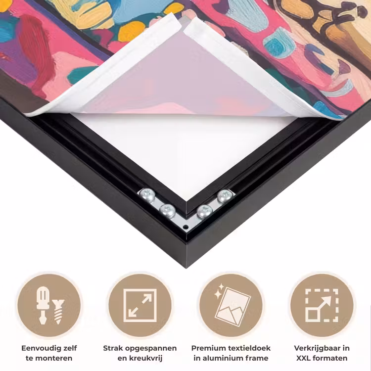 Art Frame - Luipaard - Kleurrijk - Tropisch — 8