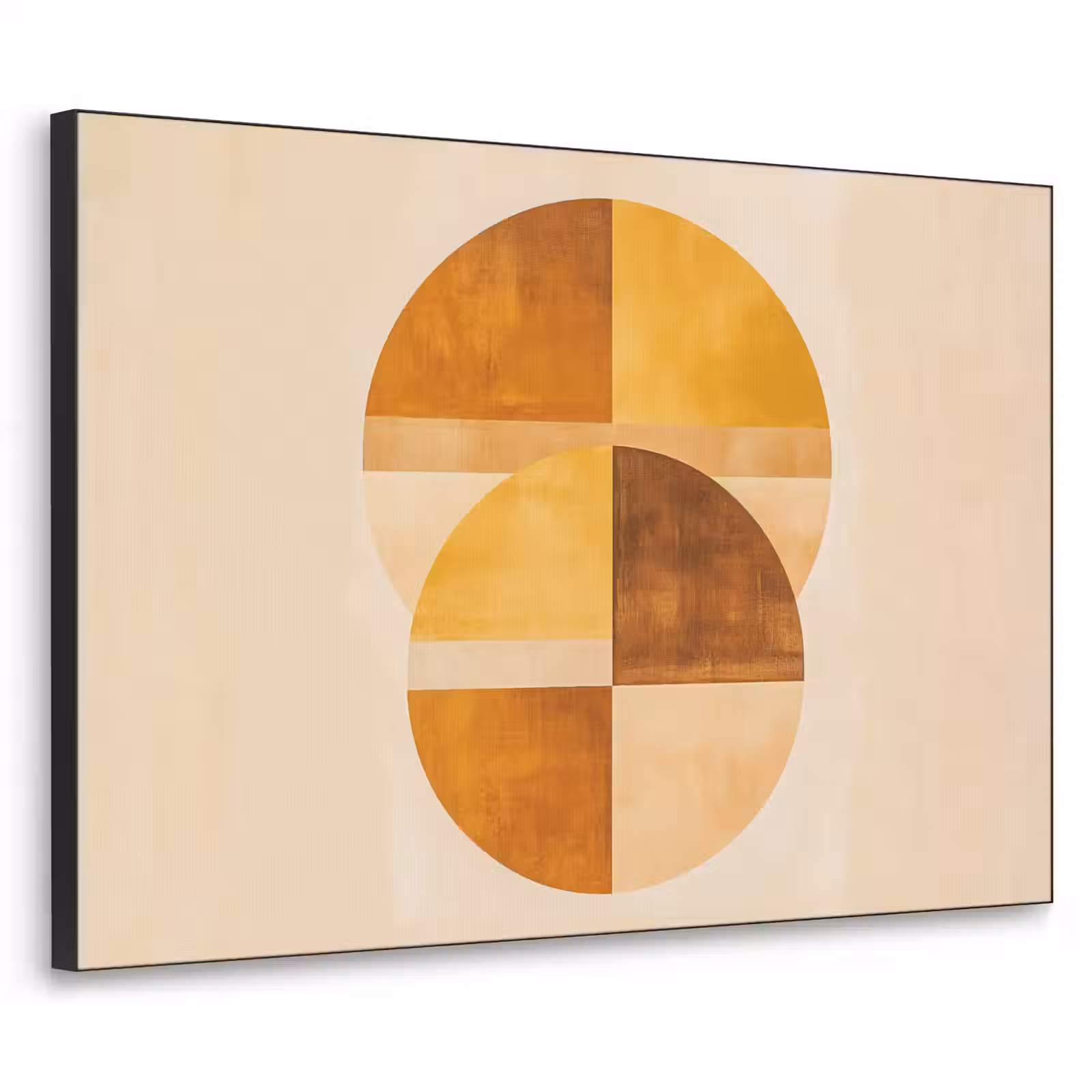 Art Frame - Cirkels - Geel - Minimalistisch — 1