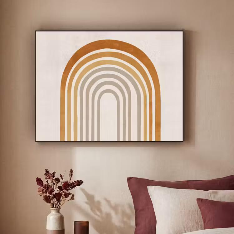 Art Frame - Minimalistisch - Boog - Lijnen - Beige — 3