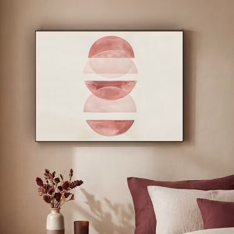 Art Frame - Minimalistisch - Cirkels - Roze — 3