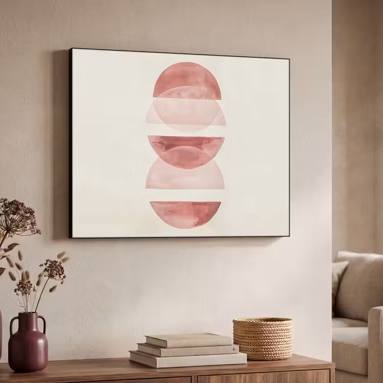 Art Frame - Minimalistisch - Cirkels - Roze — 7