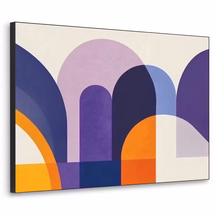 Art Frame - Vormen - Abstract - Grafisch - Oranje — 1
