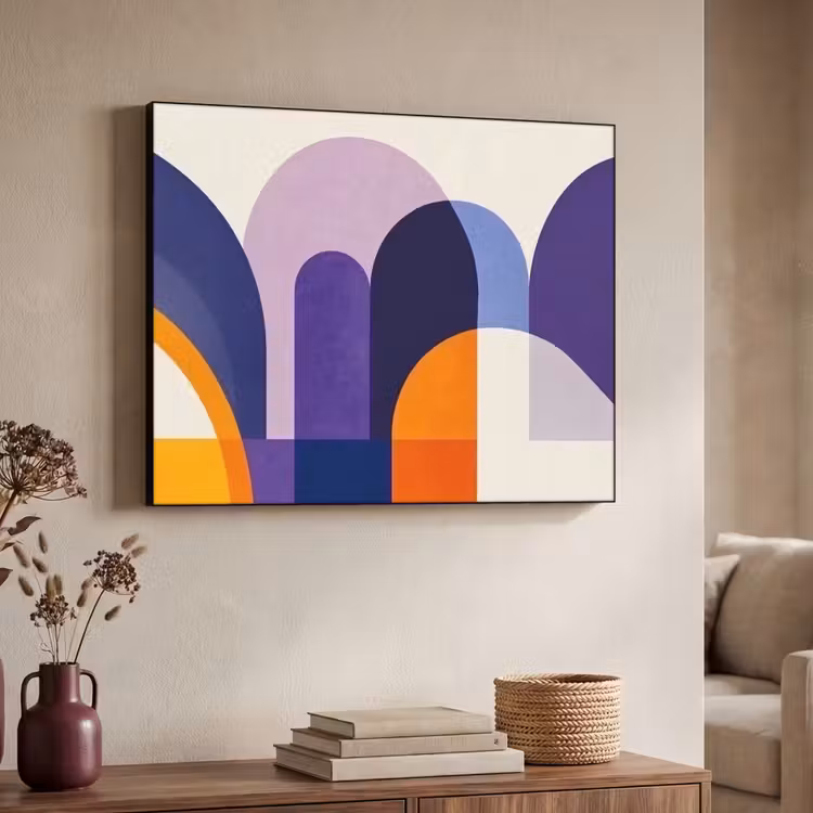 Art Frame - Vormen - Abstract - Grafisch - Oranje — 7