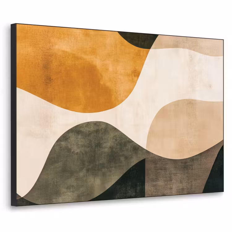 Art Frame - Vormen - Okergeel - Abstract — 1