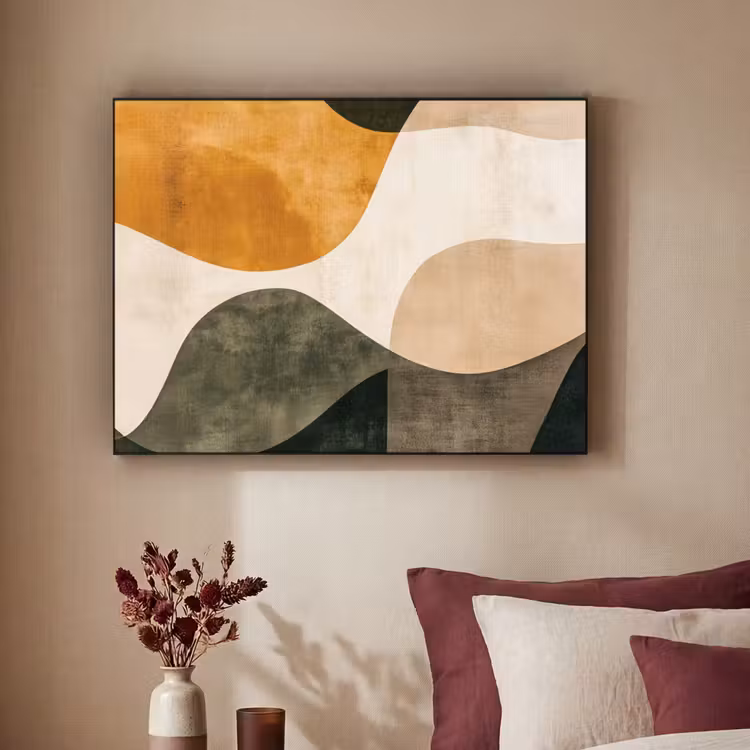 Art Frame - Vormen - Okergeel - Abstract — 3