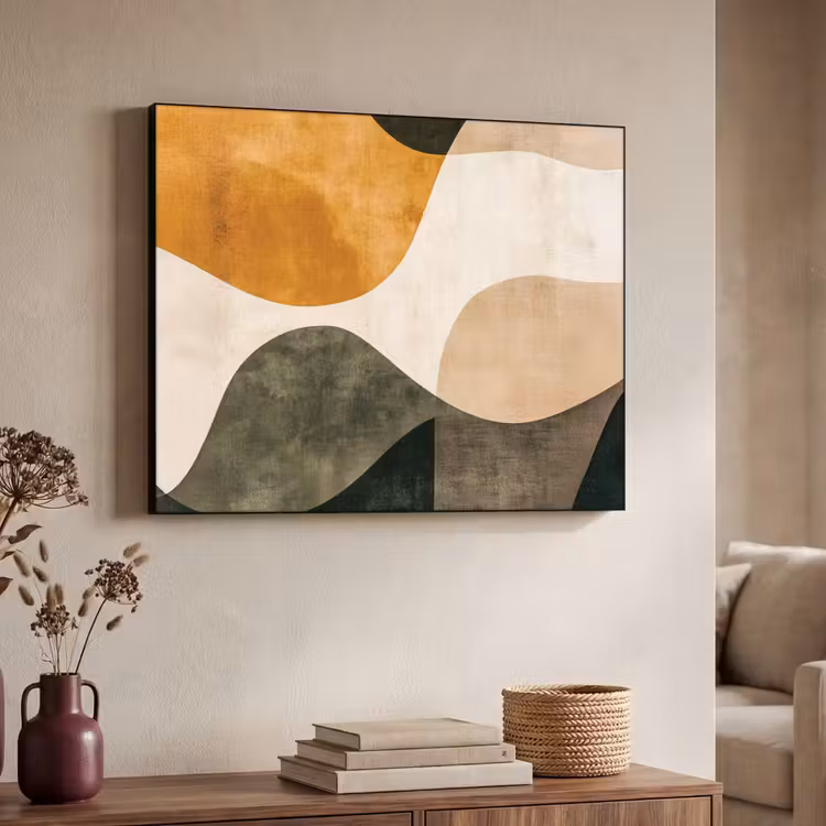 Art Frame - Vormen - Okergeel - Abstract — 7