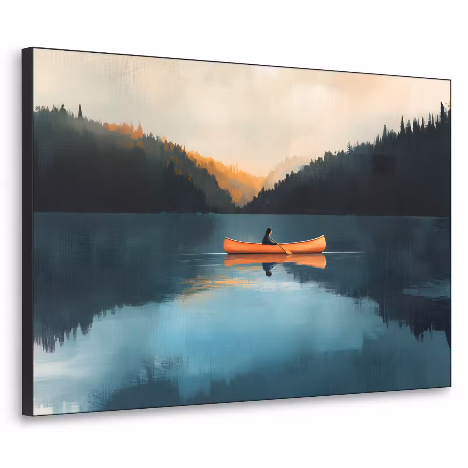 Art Frame - Bossen - Meer - Kano - Oranje — 1