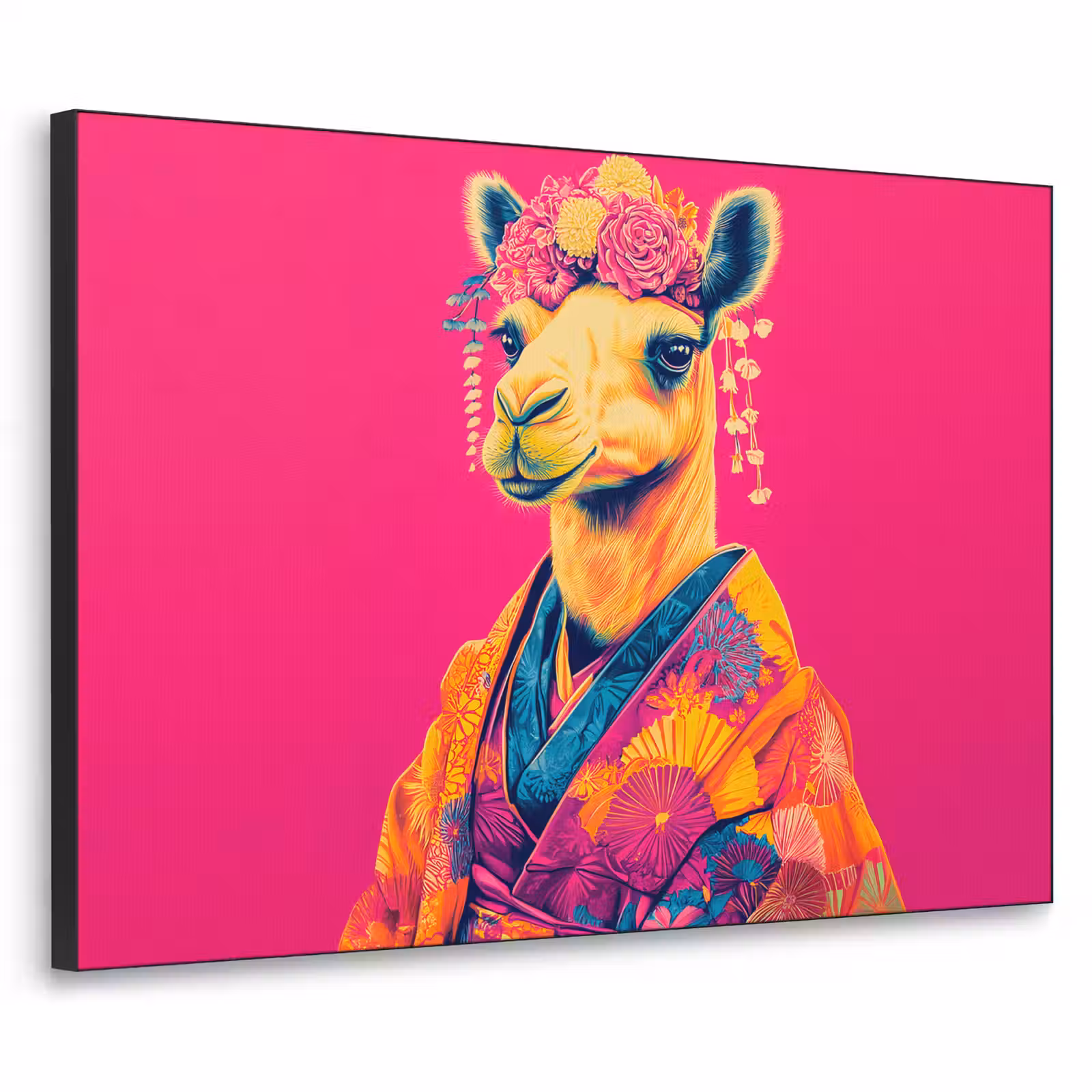 Art Frame - Kameel - Bloemen - Kimono - Waaiers — 1