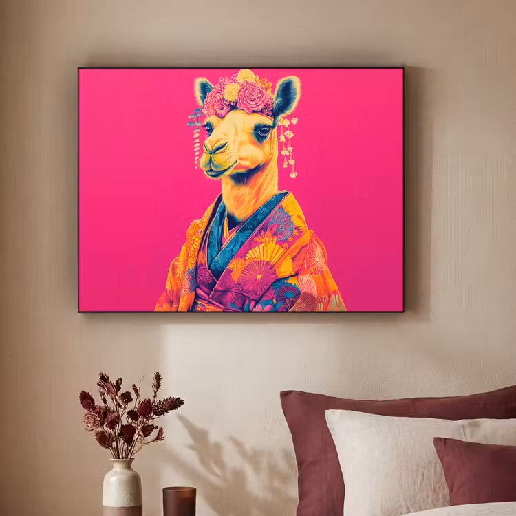 Art Frame - Kameel - Bloemen - Kimono - Waaiers — 3