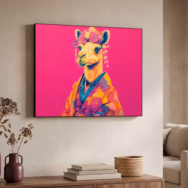 Art Frame - Kameel - Bloemen - Kimono - Waaiers — 7