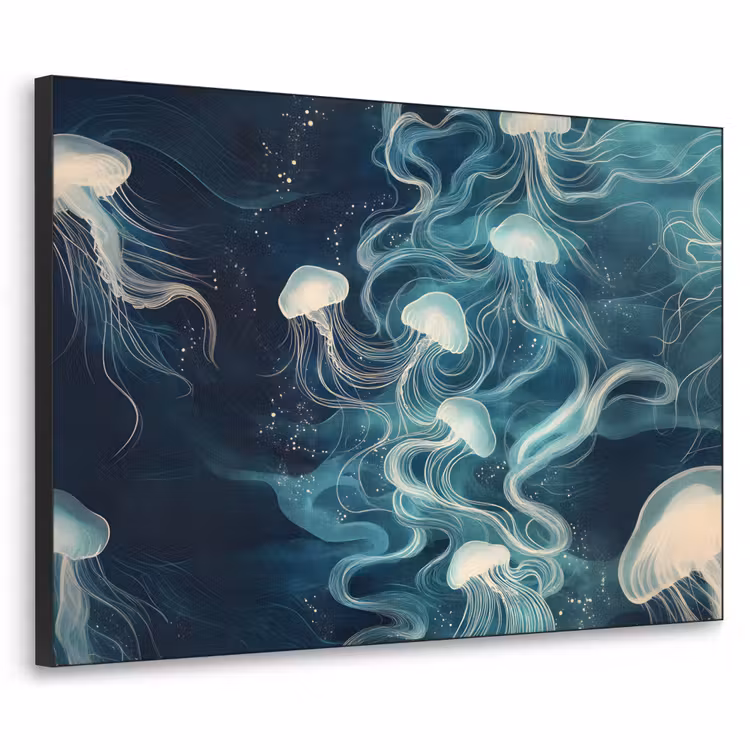 Art Frame - Kwallen - Zee - Wit - Golven — 1