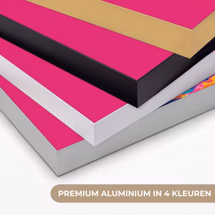Art Frame - Lama - Kimono - Bloemenkrans - Felroze — 2