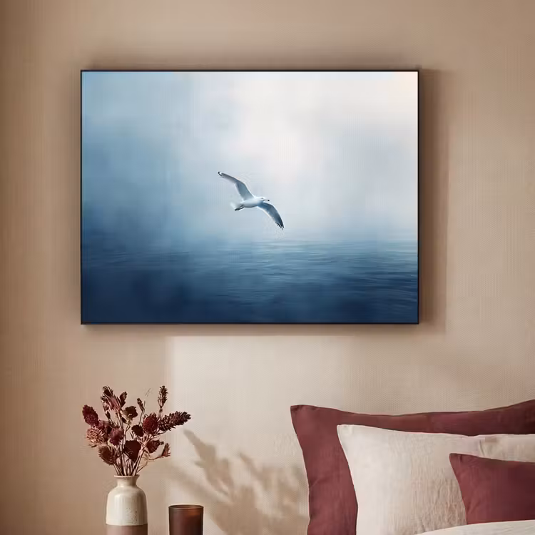 Art Frame - Meeuw - Wit - Zee - Mistig — 3