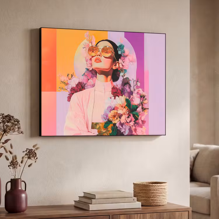 Art Frame - Portret - Vrouw - Abstract - Bloemen — 7