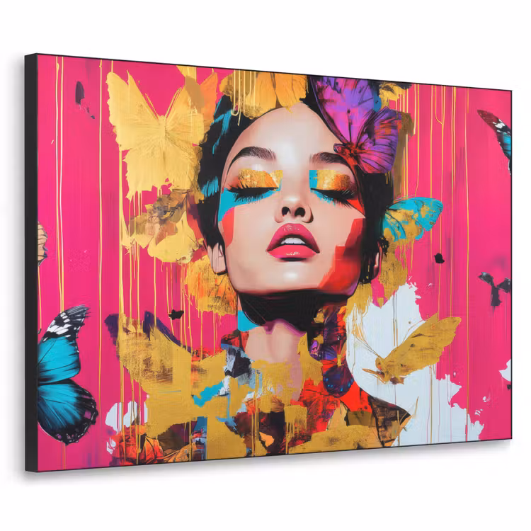Art Frame - Vrouw - Abstract - Kleurrijk — 1