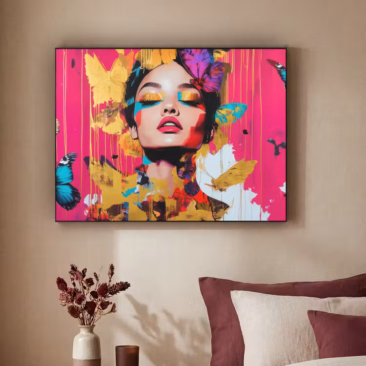 Art Frame - Vrouw - Abstract - Kleurrijk — 3