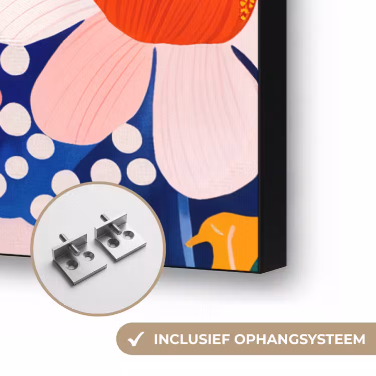 Art Frame - Bloemen - Kleurrijk - Stippen — 6