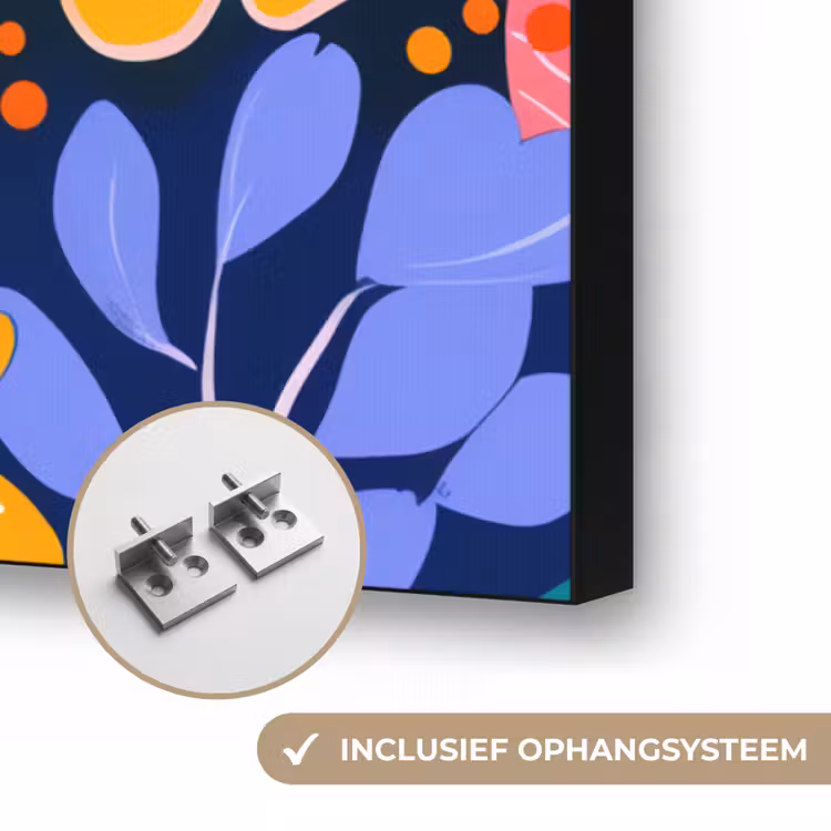 Art Frame - Kleurrijk - Bloemen - Abstract - Stippen — 6