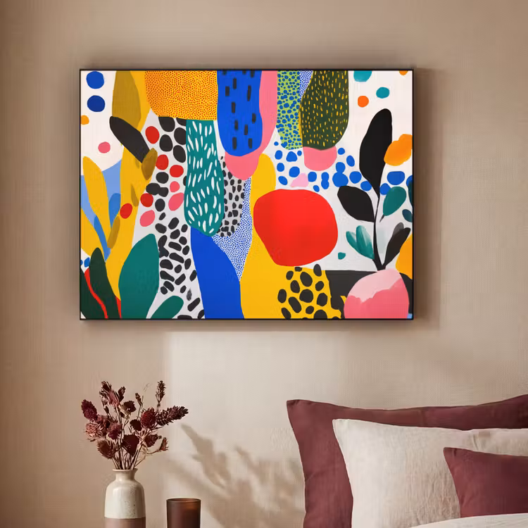 Art Frame - Stippen - Vormen - Modern - Kleuren — 3