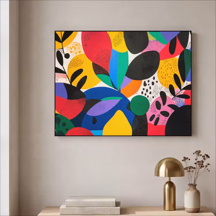 Art Frame - Vormen - Stippen - Kleurrijk — 5