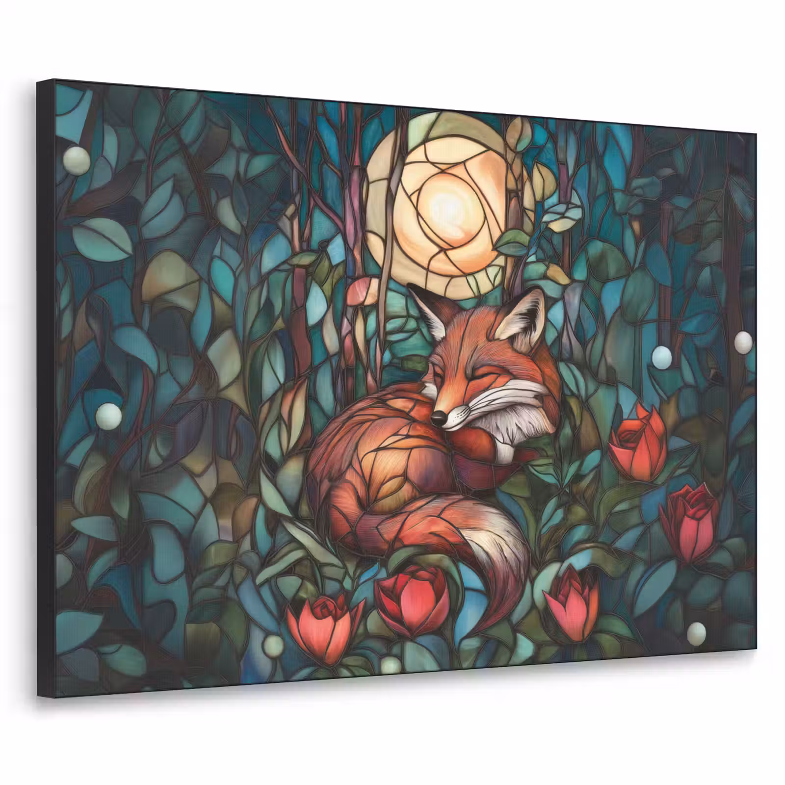 Art Frame - Vos - Mozaïek - Bos - Maan — 1