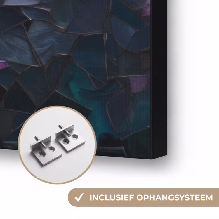 Art Frame - Glasstukjes - Leliebladeren - Vis - Oranje — 6