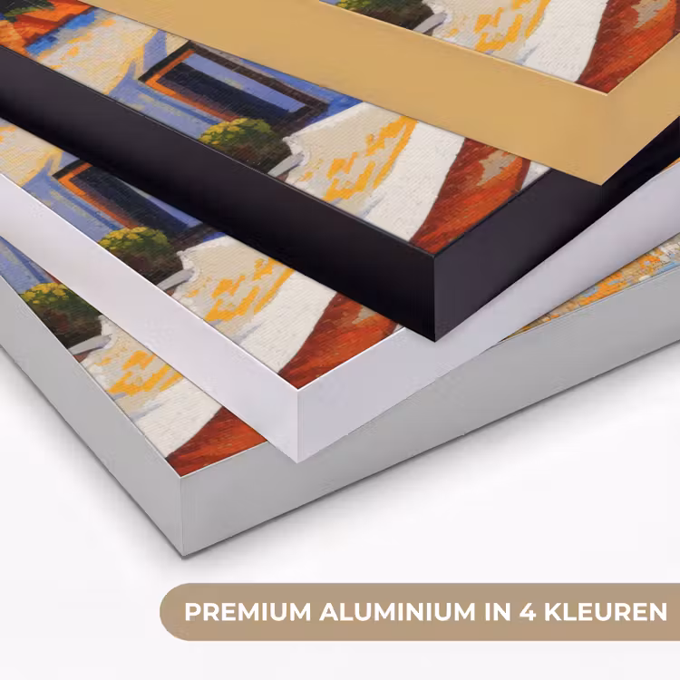 Art Frame - Kustdorp - Huisjes - Mozaïek - Zee — 2