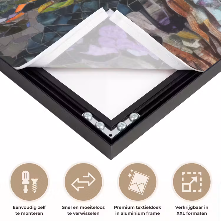 Art Frame - Mozaïek - Walvis - Koraal - Water — 4