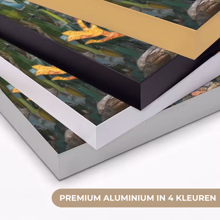 Art Frame - Schildpad - Zeewier - Mozaïek — 2