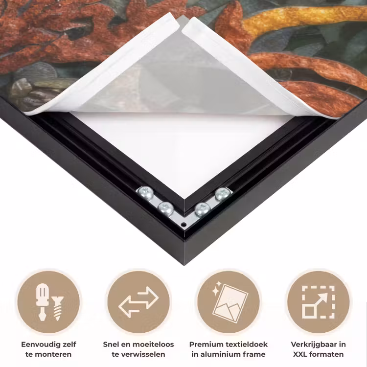 Art Frame - Schildpad - Zeewier - Mozaïek — 4