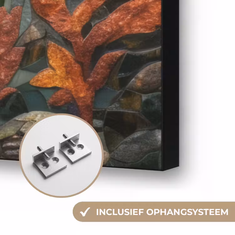 Art Frame - Schildpad - Zeewier - Mozaïek — 6