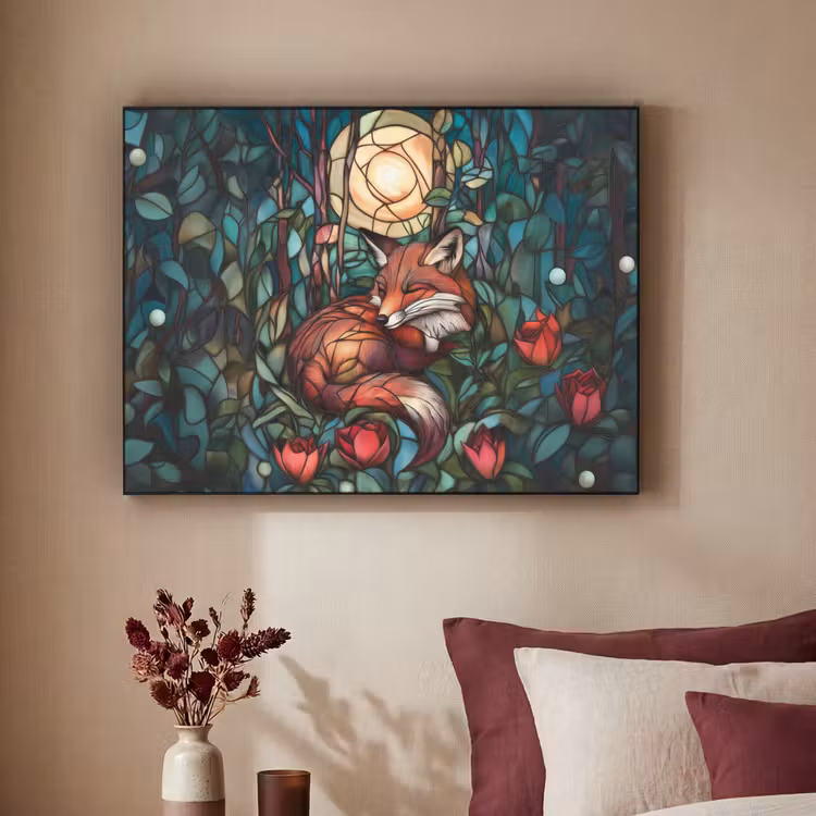 Art Frame - Vos - Mozaïek - Bos - Maan — 3