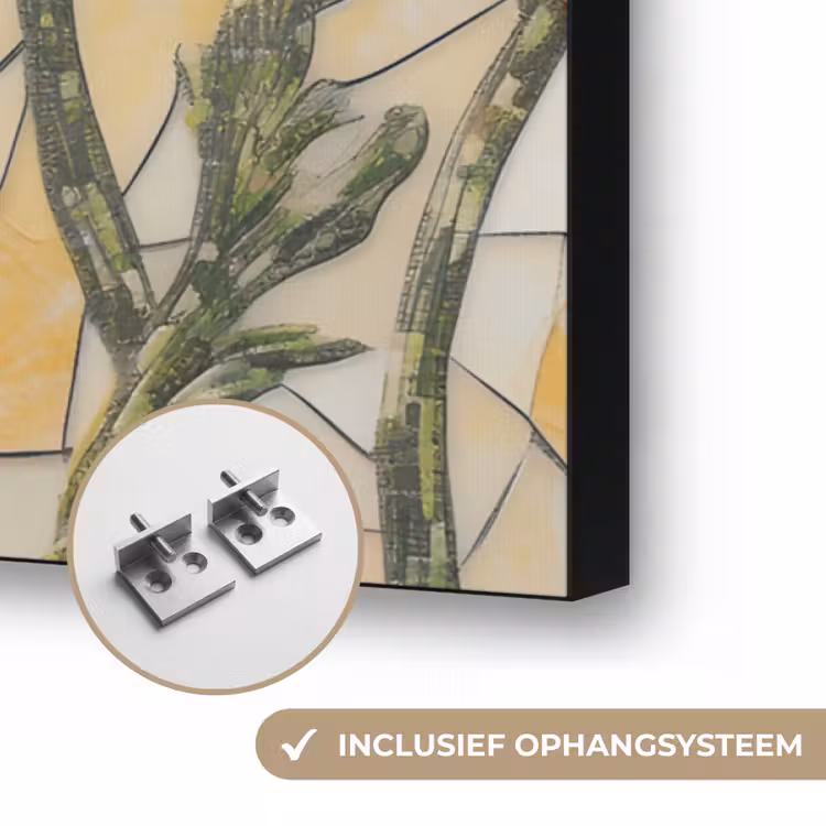 Art Frame - Klaprozen - Oranje - Mozaïek - Bladeren — 6