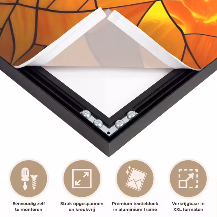 Art Frame - Mozaïek - Zon - Geel - Cirkel — 8