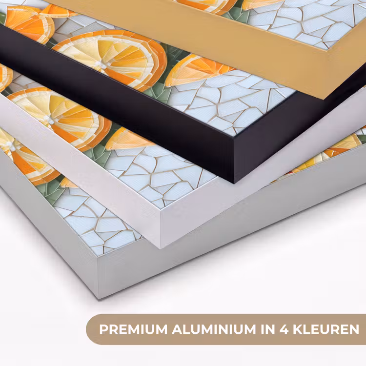 Art Frame - Schijfjes - Fruit - Oranje - Mozaïek — 2