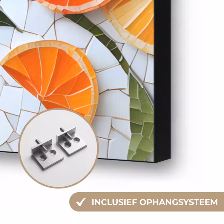 Art Frame - Schijfjes - Fruit - Oranje - Mozaïek — 6
