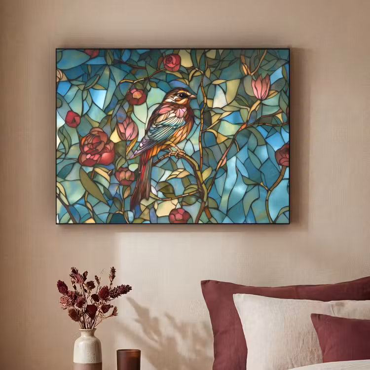 Art Frame - Vogel - Tak - Rozen - Mozaïek — 3