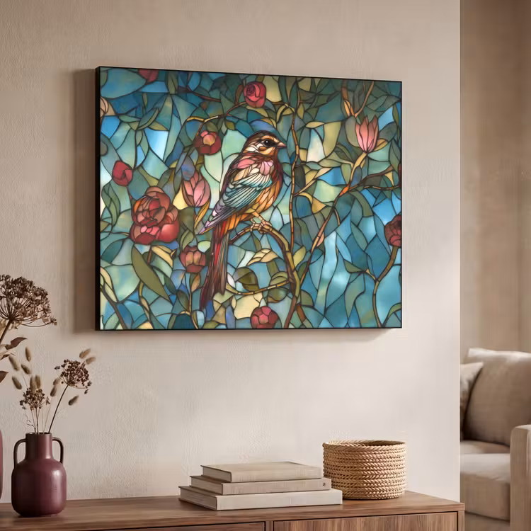 Art Frame - Vogel - Tak - Rozen - Mozaïek — 7
