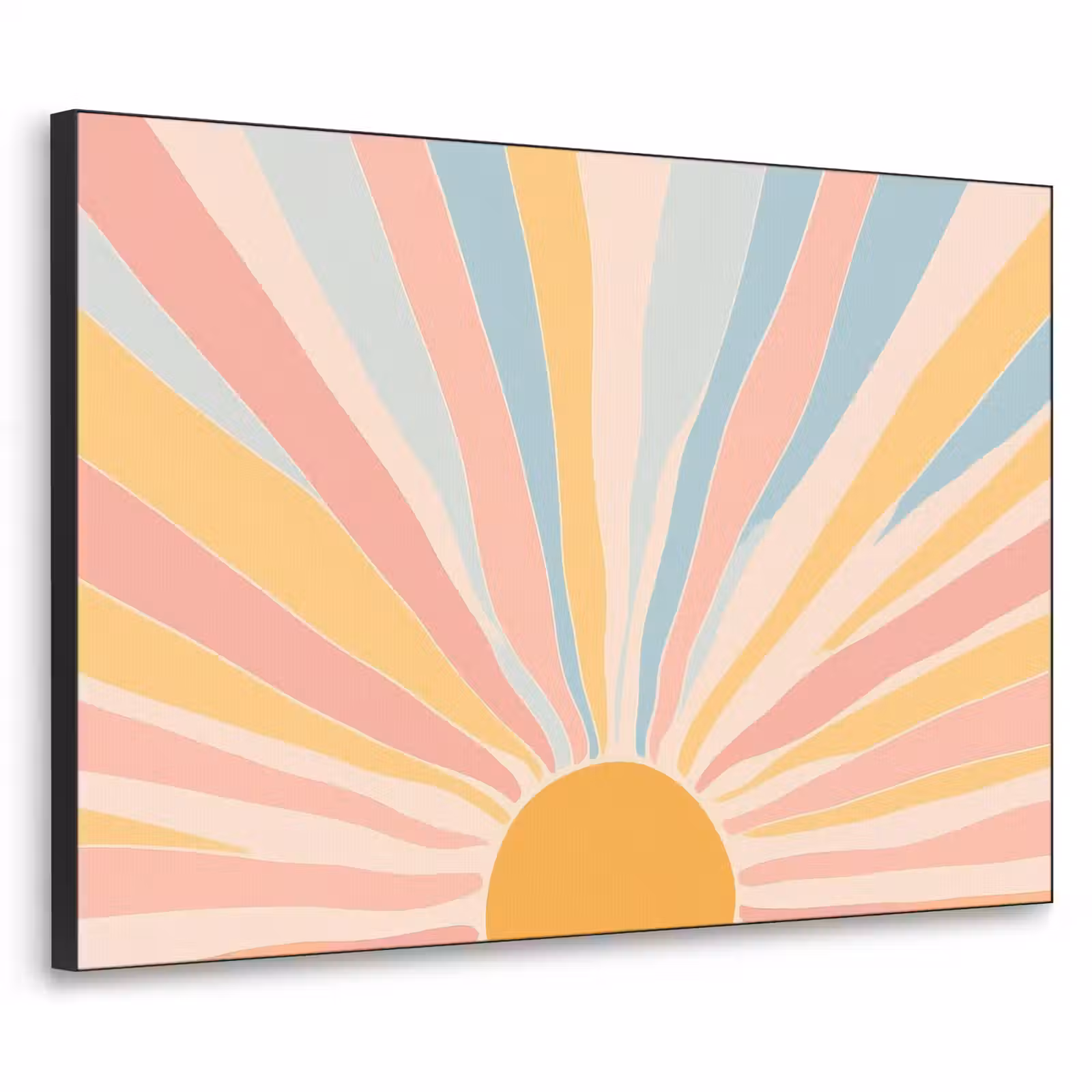 Art Frame - Illustratie - Zon - Pastelkleuren — 1