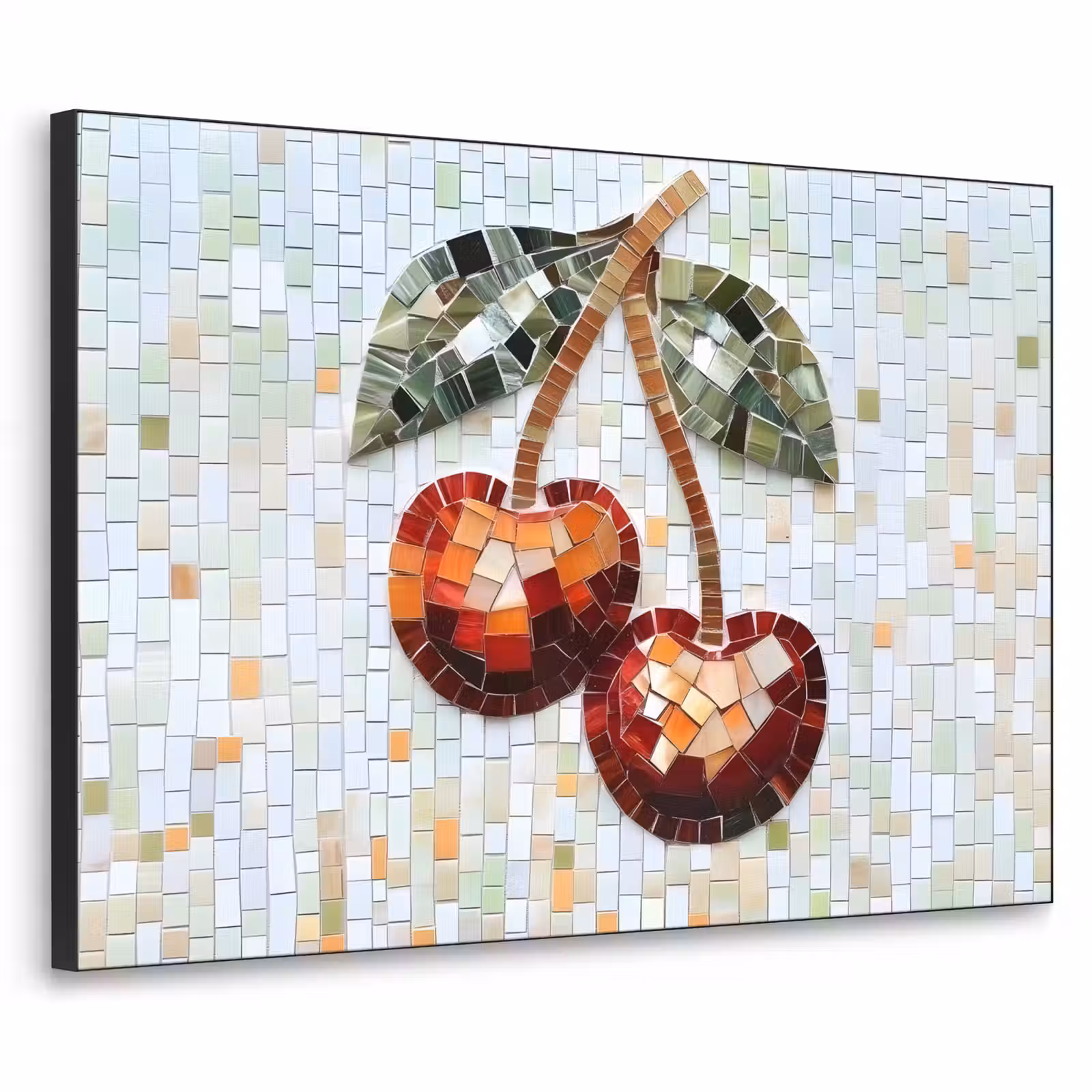 Art Frame - Kersen - Rood - Mozaïek - Blaadjes — 1