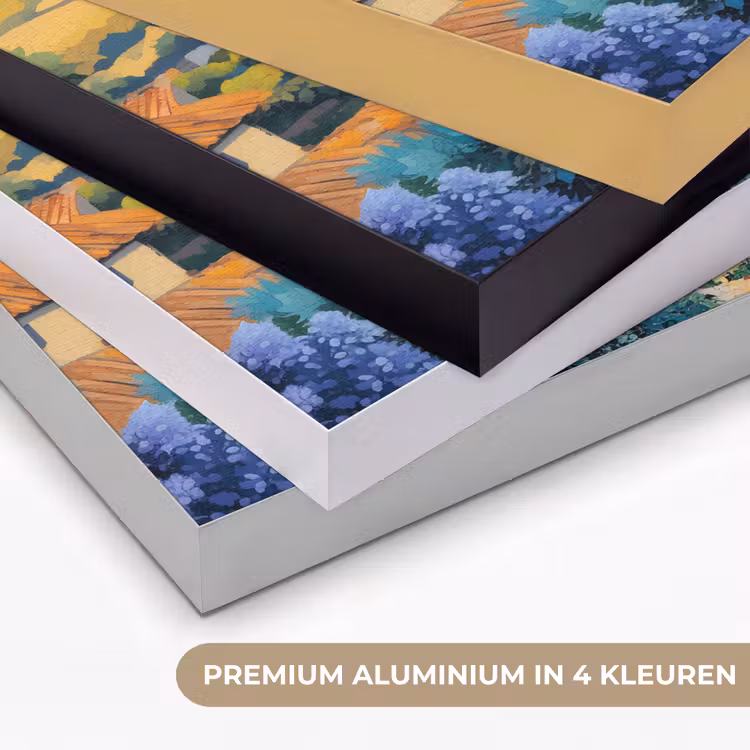 Art Frame - Dorp - Heuvels - Landschap - Bomen — 2