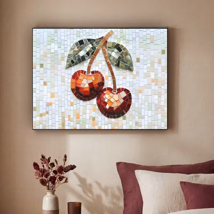 Art Frame - Kersen - Rood - Mozaïek - Blaadjes — 3